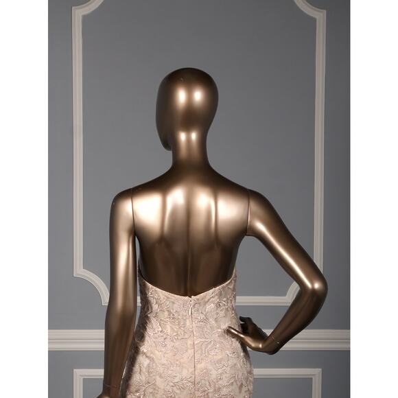 ISABELLE ARMSTRONG Zoe Blush Pink Beaded Strapless Wedding Dress Bridal Gown - Picture 10 of 14